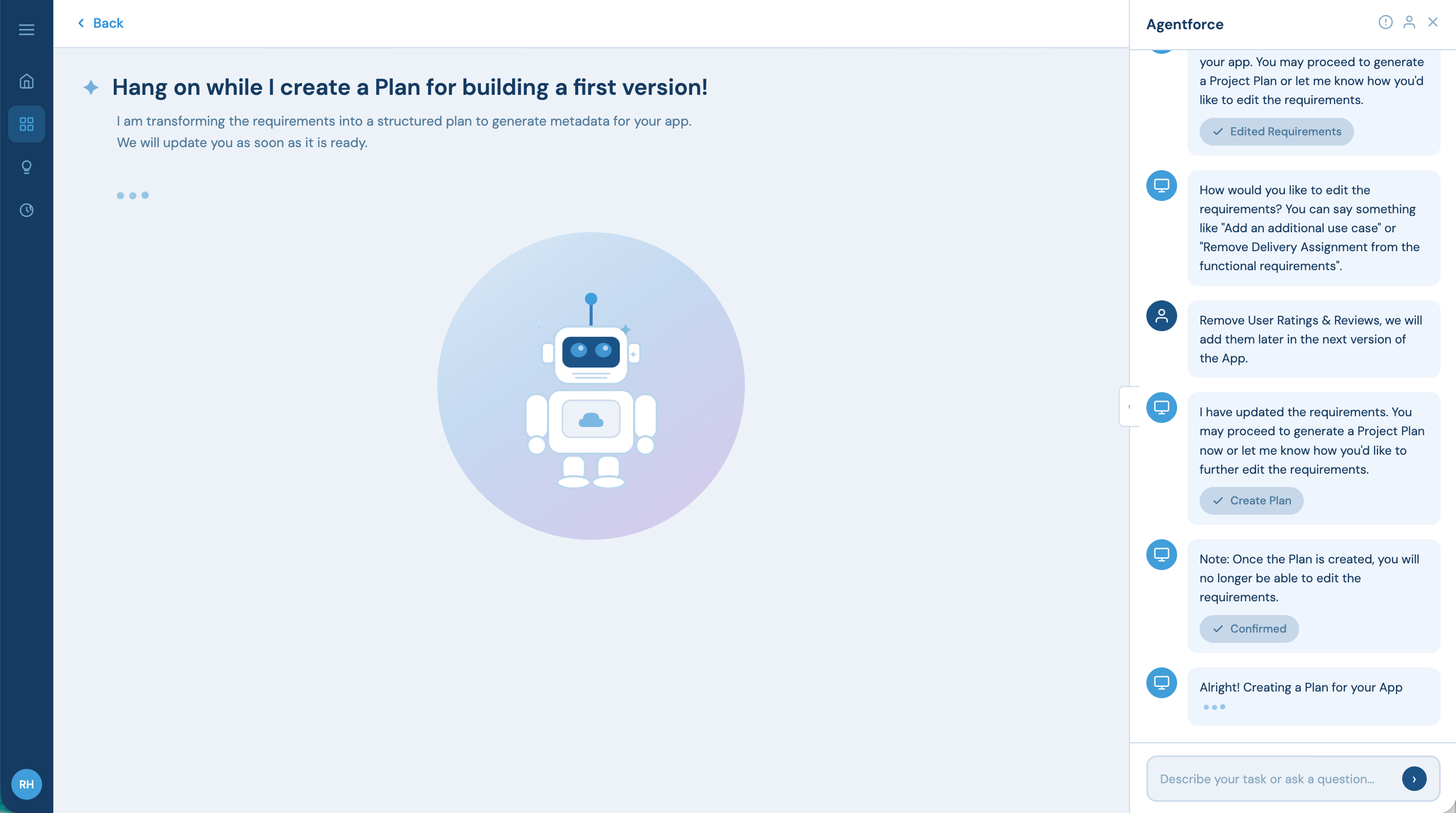 View status (loading states)
